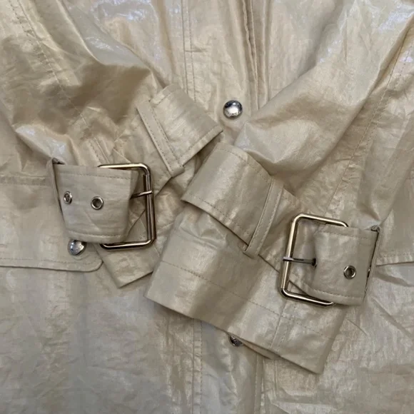 Calvin Klein cream/white rain trench coat - Picture 6 of 7